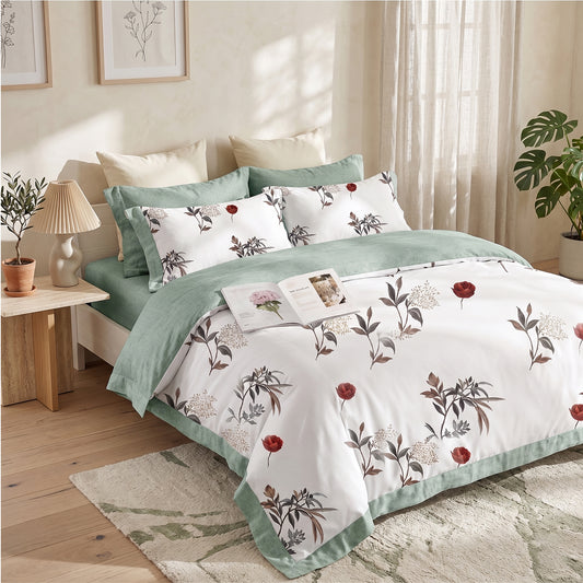 Tropical Duvet Cover King Size 6pcs set 220x240cm