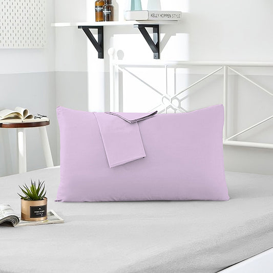 Super Soft Pillowcase 2PC Set - 50x75cm Light Purple