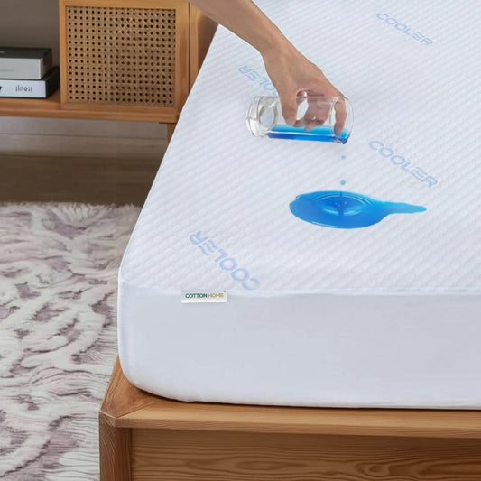 Premium Coolent Mattress Protector 200x200+35CM Breathable & Waterproof