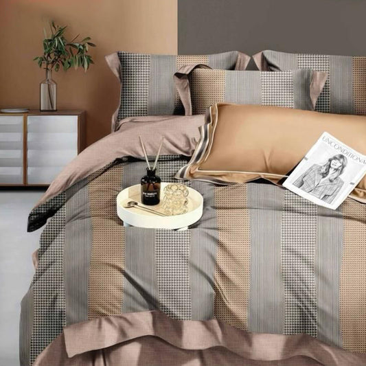 6 Pieces Duvet Cover Set â 220x240cm â Elegant goldenBedding