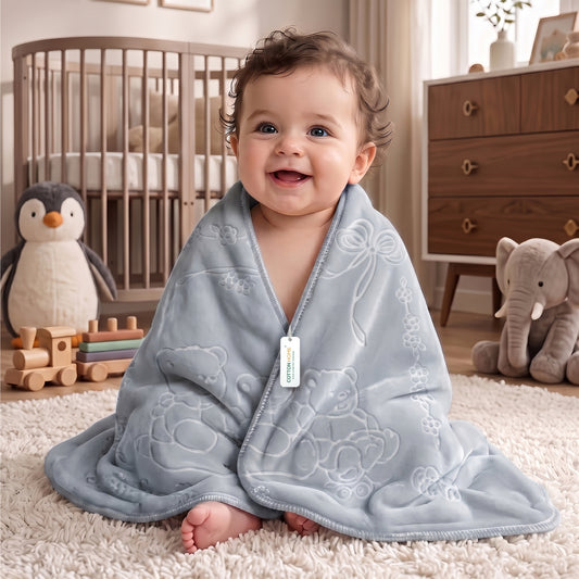 Back to School Essentials Kids Pillow And Blankets Grey