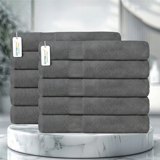 Cotton Bath Towel 70x140 CM 10 Piece Set-Soft Feel, Quick Dry, Highly Absorbent Durable Towels