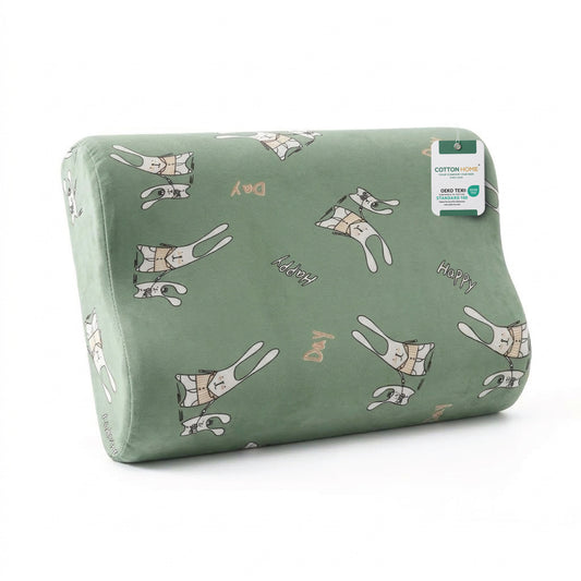 Kids Contour Memory Foam Pillows - Happy Day (26x38cm)