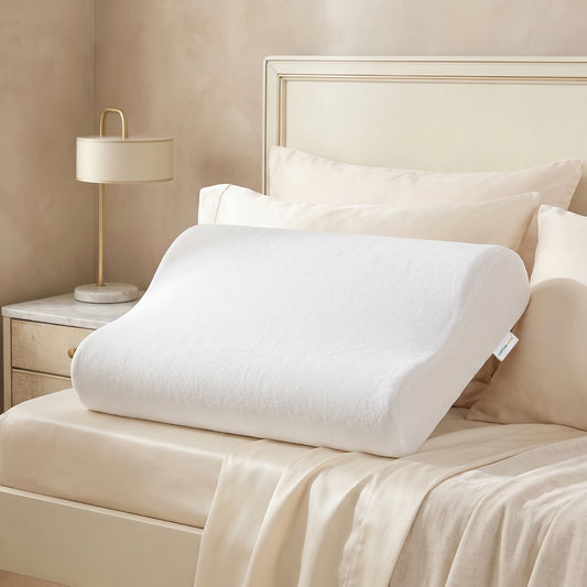 Memory Foam Pillow 40x60 (12x9) High Quality Knitted Anti Snore Contour Cervical Neck Support