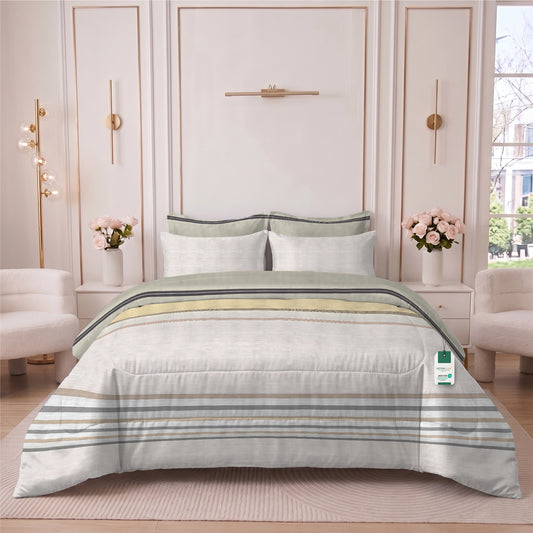 Avendra 350TC Cotton 6-Piece Set Premium Quality King Comforter Set 220x240cm