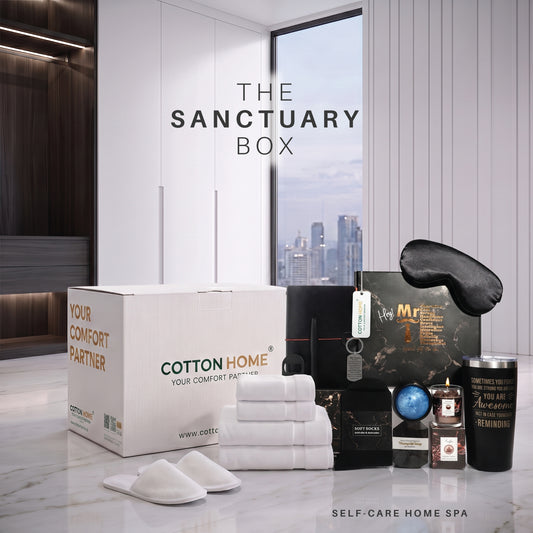 The Sanctuary Luxury Home Spa Gift Box Set – Purple