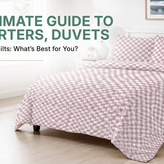 The Ultimate Guide to Comforters, Duvets, and Quilts