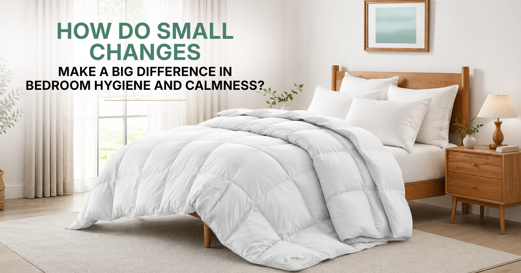 How Do Small Changes Make a Big Difference in Bedroom Hygiene and Calmness?