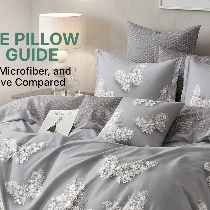 Complete Pillow Filling Guide - Memory Foam, Microfiber, and Down Alternative Compared