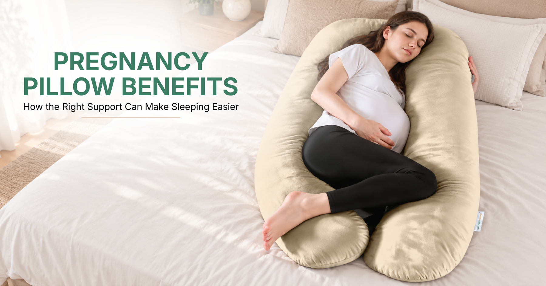 Pregnancy Pillow Benefits – How the Right Support Can Make Sleeping Easier