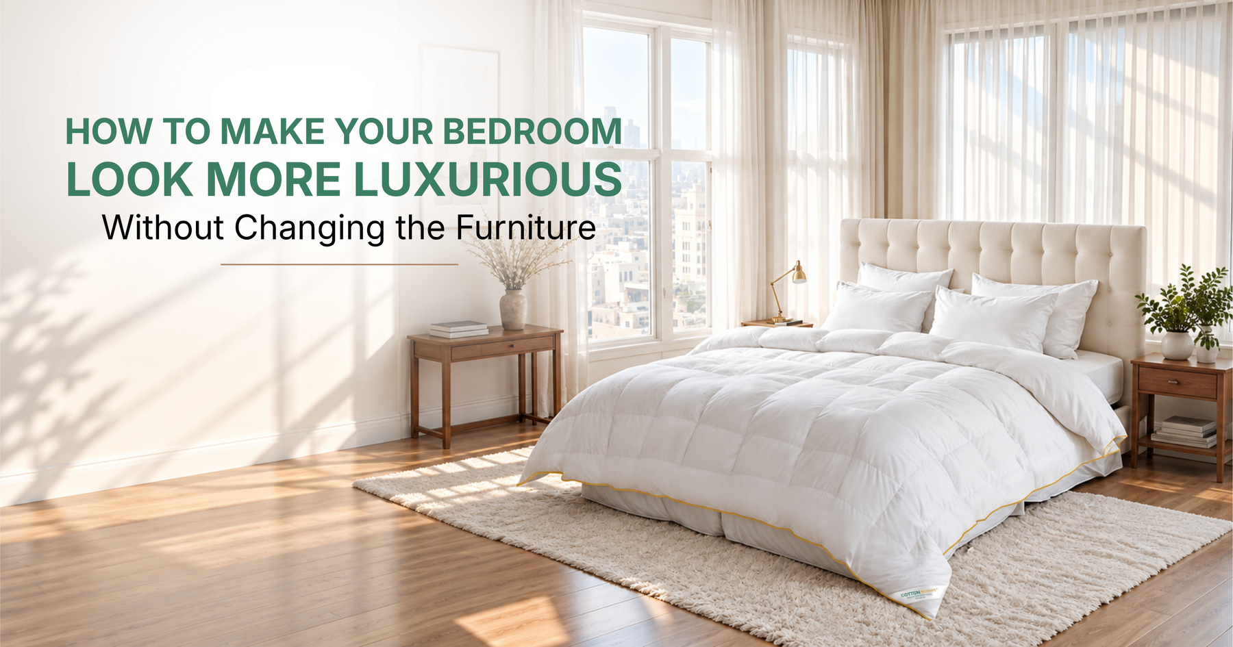 How to Make Your Bedroom Look More Luxurious Without Changing the Furniture