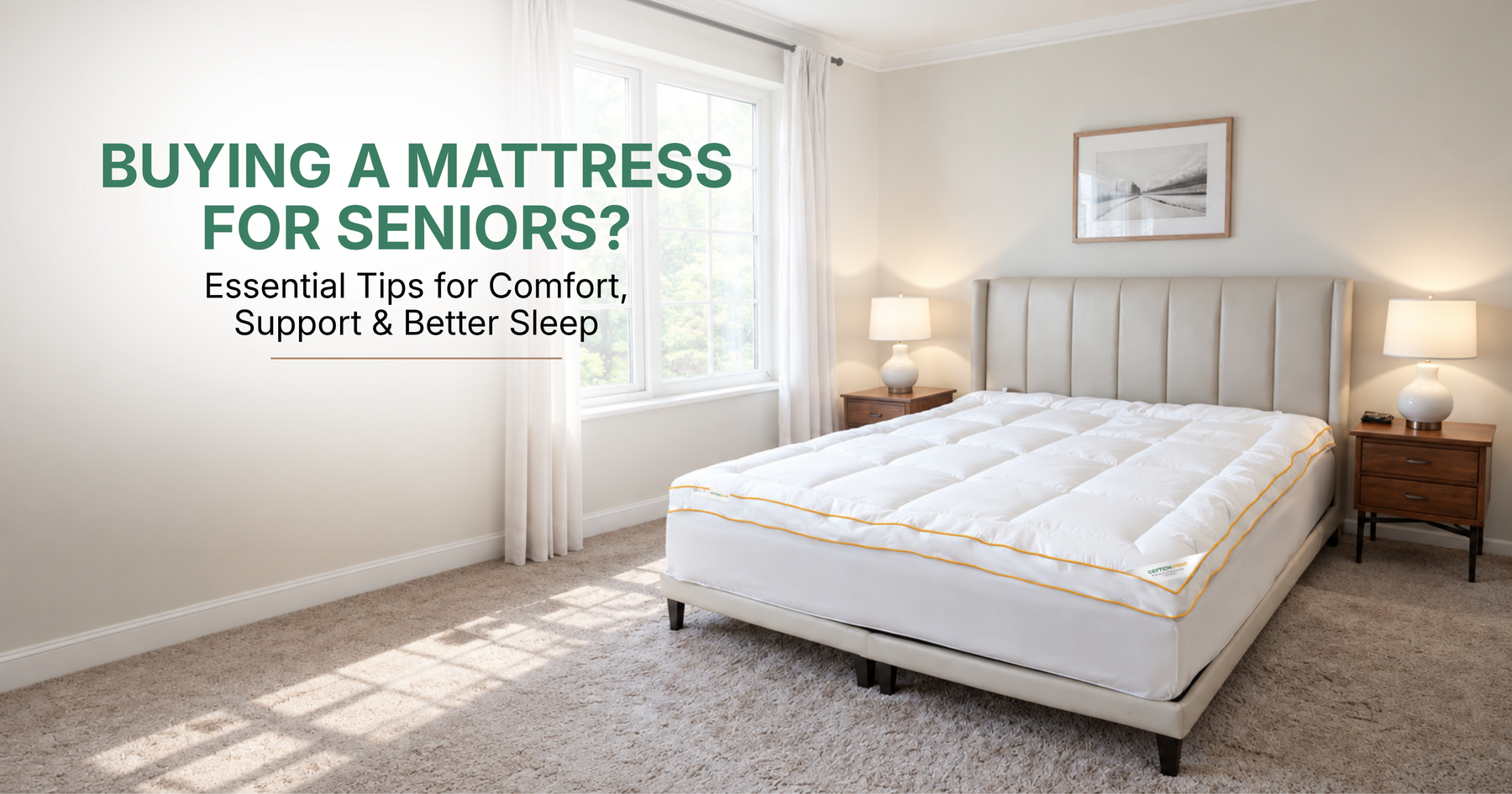 Buying a Mattress for Seniors? Essential Tips for Comfort, Support & Better Sleep