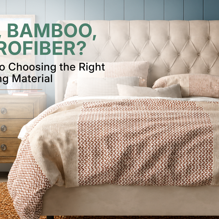 Cotton, Bamboo, or Microfiber? A Simple Guide to Choosing the Right Bedding Material