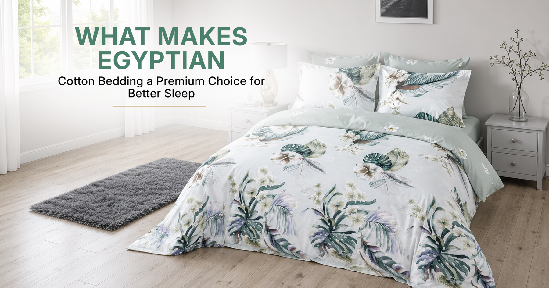 What Makes Egyptian Cotton Bedding a Premium Choice for Better Sleep