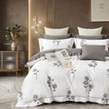 Premium Quality Super Soft King Size 6 pieces Duvet Cover Set 220x240cm Light Grey