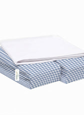 Premium Cotton 3-Piece Baby Crib Bedding Set (120x60 cm) Fitted Baby Mattress Sheets and Protector Little Cars