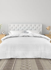 Premium White 220x240cm All Season High quality Super Soft Comforter 1 Piece - Cotton Home