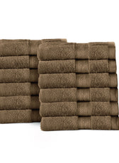 Cotton Face Towel 30x30 CM 12 Piece Set-Soft Feel, Quick Dry, Highly Absorbent Durable Towels - Cotton Home