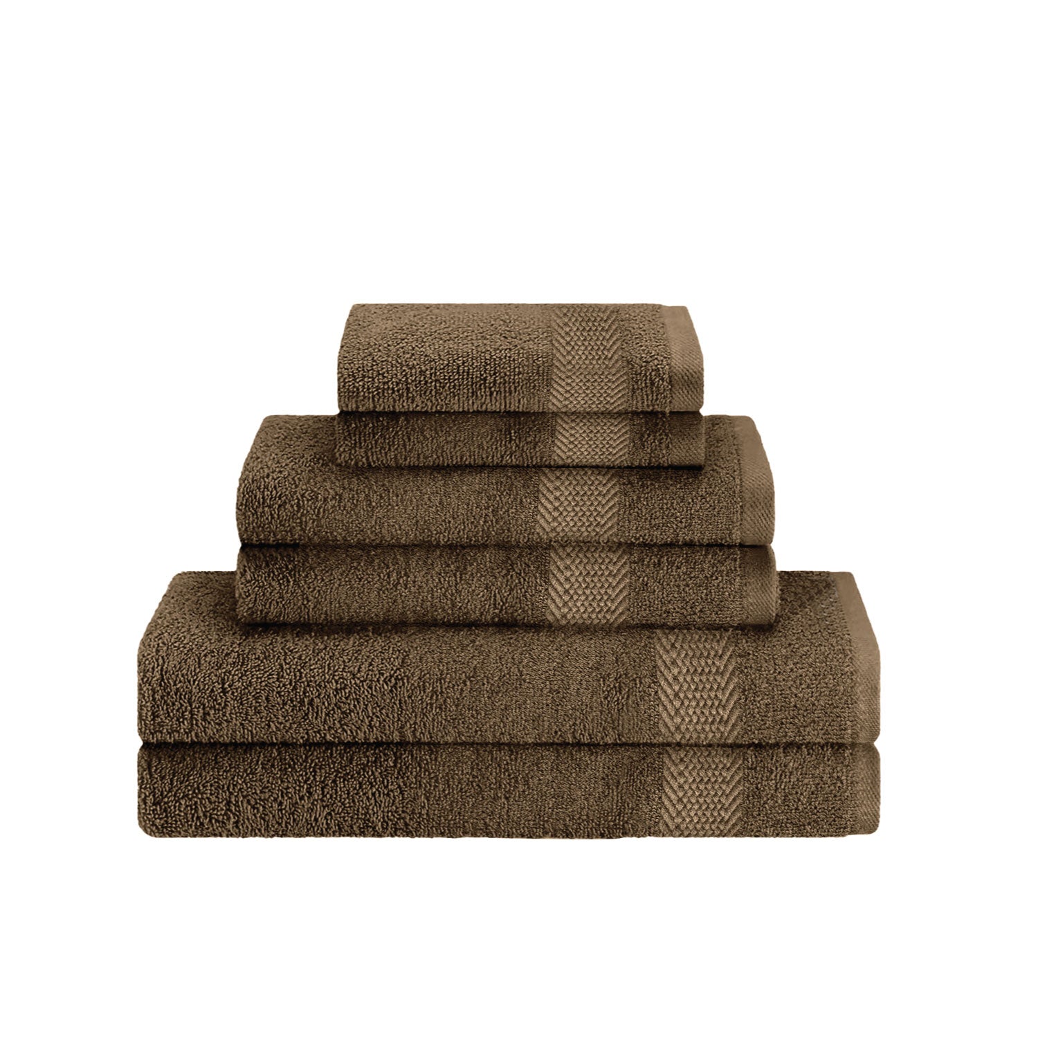 Cotton 6 Piece Towel Set-Soft Feel, Quick Dry, Highly Absorbent Durable Towels - Cotton Home