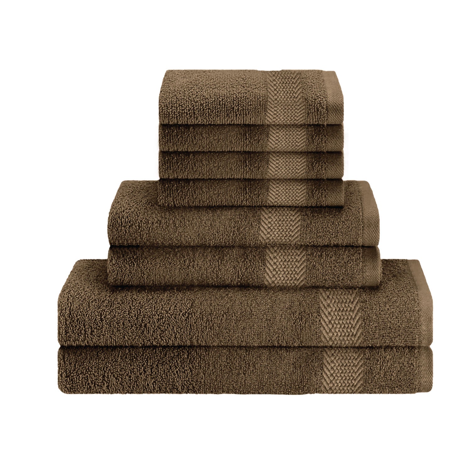Cotton 6 Piece Towel Set-Soft Feel, Quick Dry, Highly Absorbent Durable Towels - Cotton Home