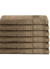 Cotton Hand Towel 50x100 CM 6 Piece Set-Soft Feel, Quick Dry, Highly Absorbent Durable Towels - Cotton Home