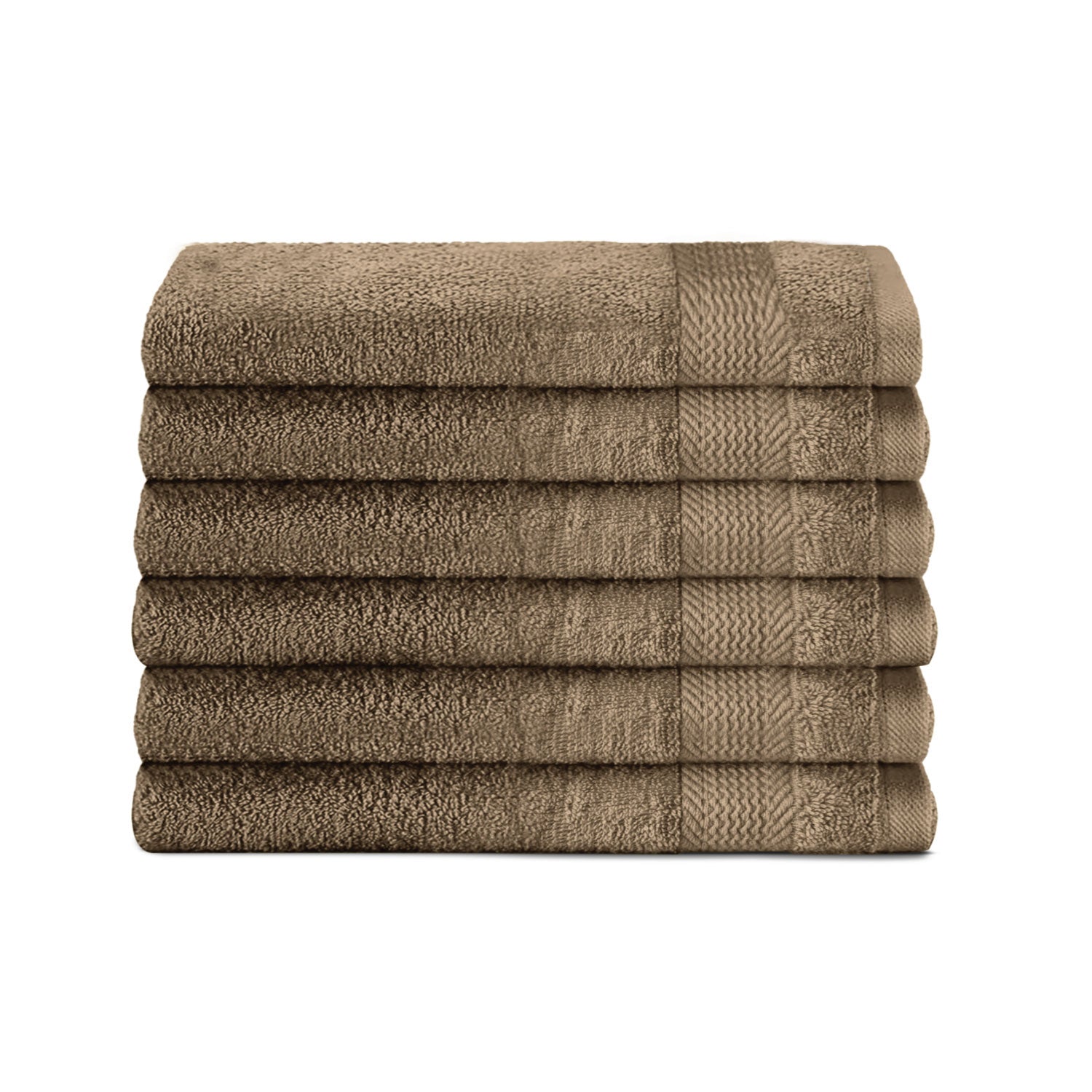 Cotton Hand Towel 50x100 CM 6 Piece Set-Soft Feel, Quick Dry, Highly Absorbent Durable Towels - Cotton Home