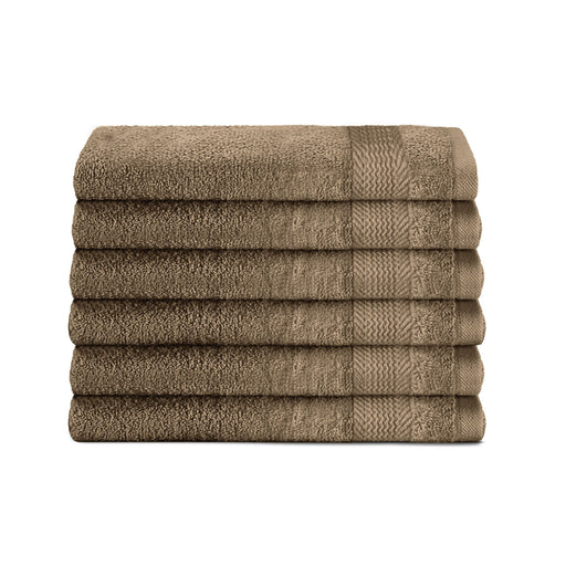 Cotton Hand Towel 50x100 CM 6 Piece Set-Soft Feel, Quick Dry, Highly Absorbent Durable Towels - Cotton Home