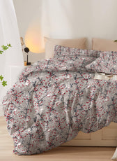 Duvet Cover 4 piece set Queen size High quality 220x240 duvet cover with Fitted sheet and pillow cases Midnight Garden - Cotton Home