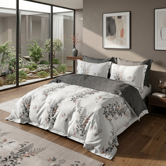 Floral Breeze Duvet Cover King Size 6pcs set 220x240cm