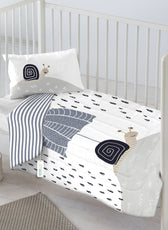 3Piece Baby Crib Comforter Set 90x120 Cotton Comforter, Filled Pillow & Pillow Cover – Shelly Rains