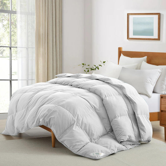Premium White 220x240cm All Season High quality Super Soft Comforter 1 Piece - Cotton Home