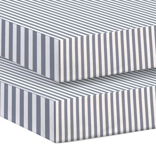 Premium Cotton 2PC Crib Sheets (120x60 cm) Soft, Breathable, Fitted Baby Mattress Sheets Shelly rains