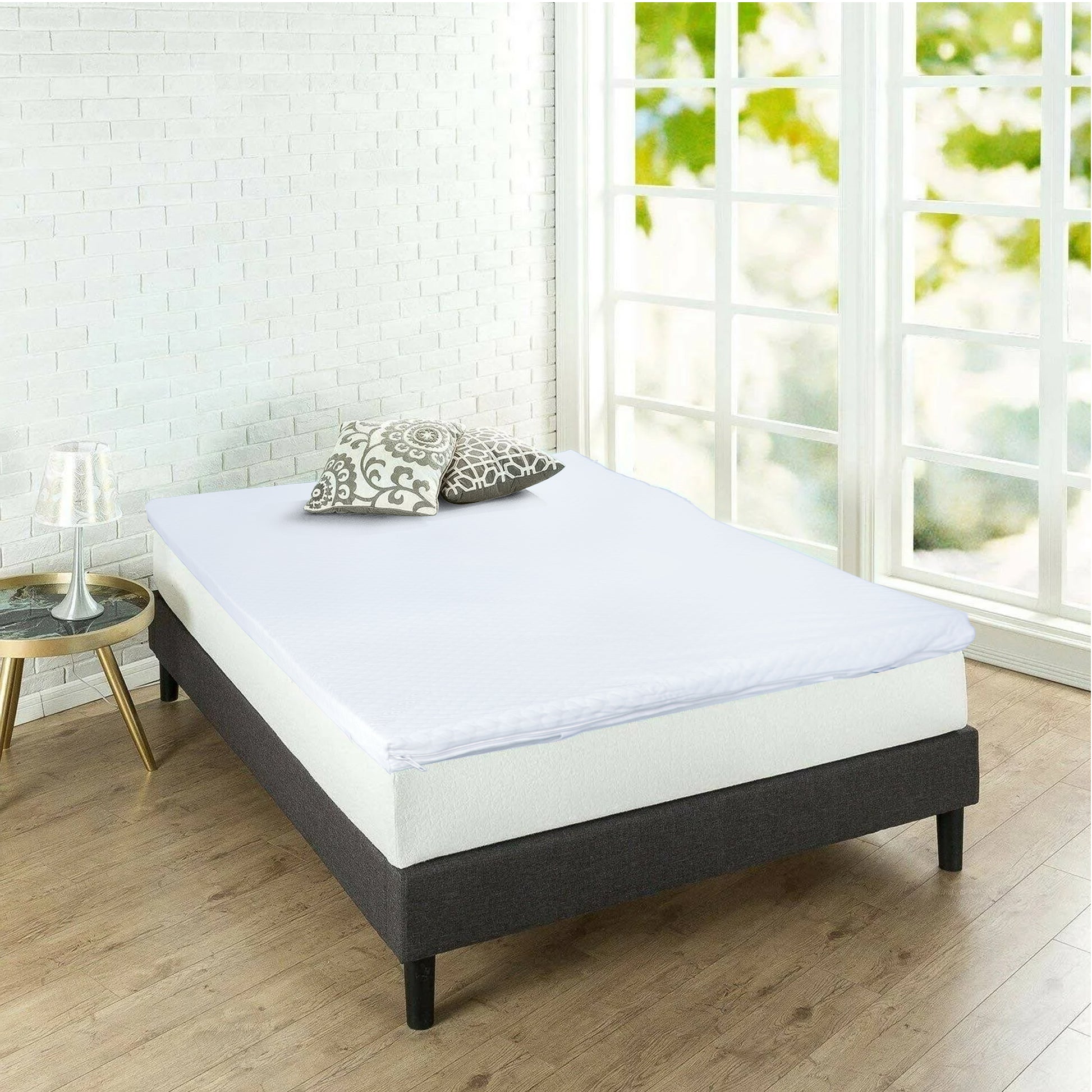 Memory Foam Mattress Topper  90x200+5cm - Cotton Home