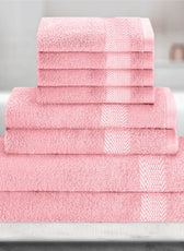 Cotton 6 Piece Towel Set-Soft Feel, Quick Dry, Highly Absorbent Durable Towels - Cotton Home