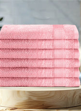 Cotton Hand Towel 50x100 CM 6 Piece Set-Soft Feel, Quick Dry, Highly Absorbent Durable Towels - Cotton Home