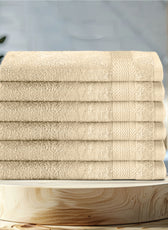 Cotton Hand Towel 50x100 CM 6 Piece Set-Soft Feel, Quick Dry, Highly Absorbent Durable Towels - Cotton Home