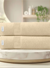 Cotton Bath Towel 70x140 CM 2 Piece Set-Soft Feel, Quick Dry, Highly Absorbent Durable Towels - Cotton Home