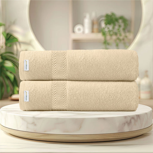 Cotton Bath Towel 70x140 CM 2 Piece Set-Soft Feel, Quick Dry, Highly Absorbent Durable Towels - Cotton Home