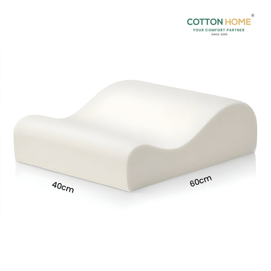 Memory Foam Pillow 40x60 (12x9) High Quality Knitted Anti Snore Contour Cervical Neck Support - Cotton Home