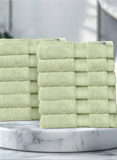 Cotton Face Towel 30x30 CM 12 Piece Set-Soft Feel, Quick Dry, Highly Absorbent Durable Towels - Cotton Home