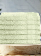 Cotton Hand Towel 50x100 CM 6 Piece Set-Soft Feel, Quick Dry, Highly Absorbent Durable Towels - Cotton Home