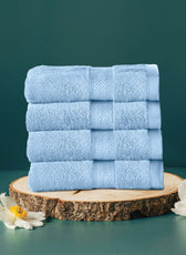 Cotton Face Towel Pack of 4 Soft Feel, Quick Dry, Highly Absorbent Durable Towels - Cotton Home