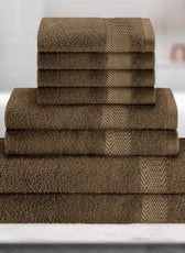 Cotton 6 Piece Towel Set-Soft Feel, Quick Dry, Highly Absorbent Durable Towels - Cotton Home