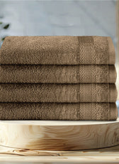 Cotton Hand Towel 50x100 CM 4 Piece Set-Soft Feel, Quick Dry, Highly Absorbent Durable Towels - Cotton Home