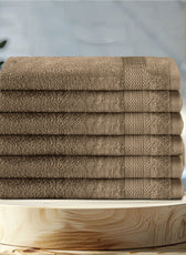 Cotton Hand Towel 50x100 CM 6 Piece Set-Soft Feel, Quick Dry, Highly Absorbent Durable Towels - Cotton Home
