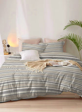 Duvet Cover 4 piece set Queen size High quality 220x240 duvet cover with Fitted sheet and pillow cases Fusion - Cotton Home