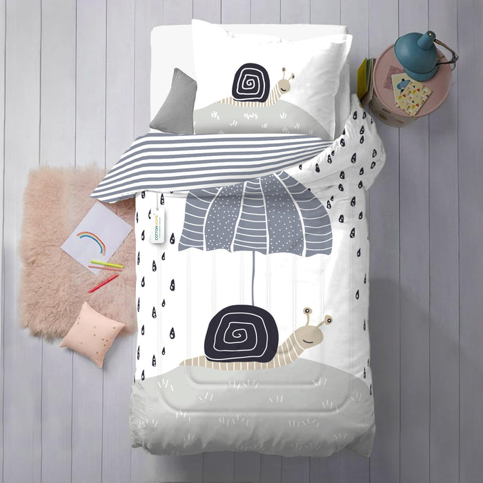 3Piece Baby Crib Comforter Set 90x120 Cotton Comforter, Filled Pillow & Pillow Cover – Shelly Rains