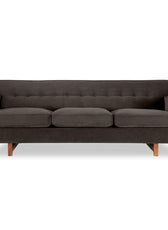 Gleason 3-Seater Velvet Sofa - Luxurious Emerald Green Upholstery - L220cm x W85cm x H76cm - Free Delivery & Assembly - Cotton Home