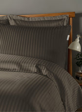 6 Piece Duvet Cover Set 240x260cm Supersoft Grey
