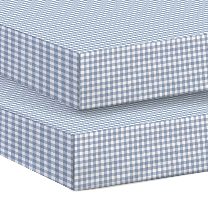 Premium Cotton 3-Piece Baby Crib Bedding Set (120x60 cm) Fitted Baby Mattress Sheets and Protector Little Cars